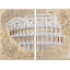 Декор-панно Inter Cerama MARMOL 46x35 см коричневий Ромни