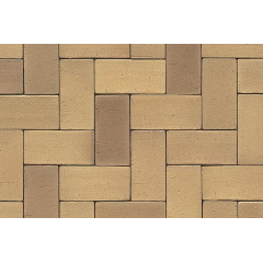 Тротуарная клинкерная плитка АВС-Klinkergruppe Hellbraun-bunt 200х100х40 мм (L PK 06) Фастов
