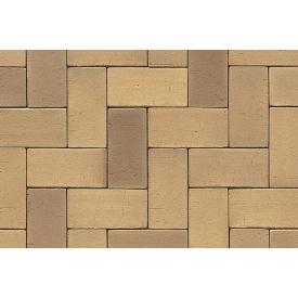 Тротуарная клинкерная плитка АВС-Klinkergruppe Hellbraun-bunt 200х100х40 мм (L PK 06)