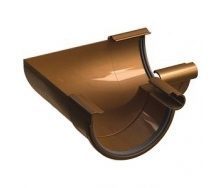 Внутрішній кут 90° Galeco PVC130 130 мм (RE130-LW090-А) (RAL8004/мідно-коричневий)