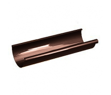 Желоб Galeco PVC130 130 мм 4 м (RE130-RY400-G) (RAL8017/шоколадный)