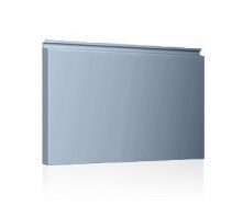 Фасадна касета Ruukki Liberta elegant 500Grande 851*900*2400 мм (RAL7031/синьо-сірий)
