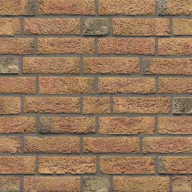 Клинкерный кирпич ручной формовки Muhr Klinker EM - WDF 4 Gelb-bronze bunt geflammt 210x100x65 мм