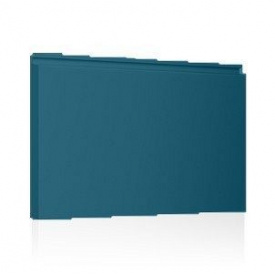 Фасадная кассета Ruukki Liberta elegant 500Grande 851*900*2400 мм (RAL5024/пастельно-синий)