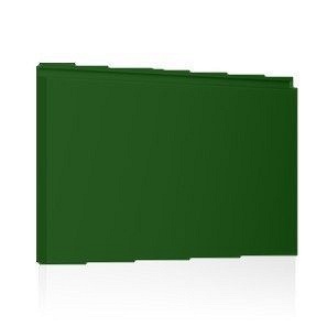 Фасадна касета Ruukki Liberta elegant 500Grande 571*700*2400 мм (RAL6002/зелений лист)