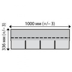 Бітумна черепиця IKO ArmourGlass 336х1000 мм 06 Chapel grey Слов'янськ