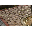 Тротуарна плитка Золотий Мандарин Маргарита на білому цементі 60 мм (коричневий) Київ