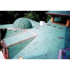Битумная черепица IKO Victorian 336х1000 мм 04 Forest Green Косов