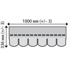 Битумная черепица IKO Superglass-Biber 336х1000 мм 07 Dual Brown Тернополь
