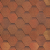 Битумная черепица Shinglas Классик Кадриль 3х317х1000 мм красно-коричневый