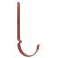 Держатель желоба Акведук Премиум длинный 125 мм 320 мм темно-красный RAL 3009 Львов