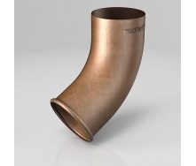 Сливное колено CE Roofart Scandic Copper 100 мм 60 градусов медный