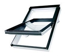 Мансардне вікно FAKRO PTP U3 обертальне вологостійке 78x140 см