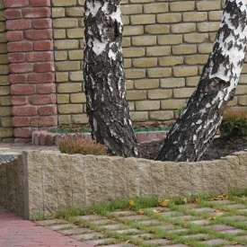Стовпчик декоративний Золотий Мандарин 250х100х60 мм гірчичний