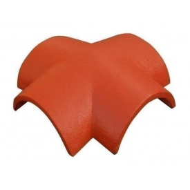 З'єднувач чотирьох ребер ONDO TERRACOTTA 385х385 мм теракотовий