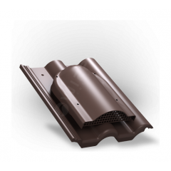 Вентилятор подкровельного пространства Wirplast Tile P60 285x210 мм коричневый RAL 8017 Херсон