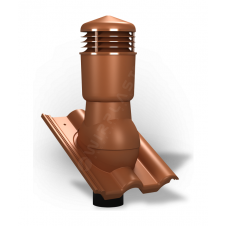 Вентиляційний вихід Wirplast Tile К57 110x500 мм цегляний RAL 8004