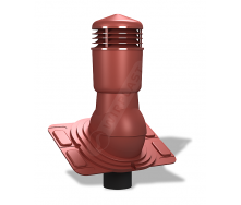 Вентиляционный выход Wirplast Uniwersal К26 110x500 мм красный RAL 3009