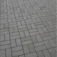 Тротуарная плитка Золотой Мандарин Кирпич стандартный 200х100х40 мм серый Луцк