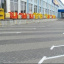 Тротуарная плитка Золотой Мандарин Кирпич стандартный 200х100х40 мм черный на белом цементе Киев