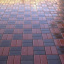 Тротуарна плитка Золотий Мандарин Цегла стандартна 200х100х60 мм на сірому цементі коричневий Суми