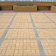Тротуарна плитка Золотий Мандарин Цегла стандартна 200х100х80 мм на білому цементі жовтий Чернівці