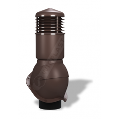 Вентиляционный выход Wirplast Perfekta К55 150x500 мм коричневый RAL 8017 Днепр