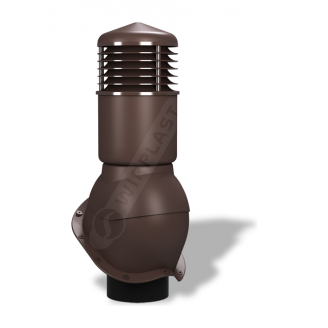 Вентиляционный выход Wirplast Perfekta К55 150x500 мм коричневый RAL 8017