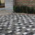 Тротуарная плитка Золотой Мандарин Старая площадь 160х40 мм на сером цементе черный