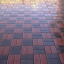 Тротуарна плитка Золотий Мандарин Цегла стандартний 200х100х80 мм на сірому цементі коричневий Конотоп