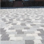 Тротуарная плитка Золотой Мандарин Старая площадь 160х40 мм на белом цементе белый Ровно