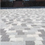 Тротуарная плитка Золотой Мандарин Старая площадь 160х40 мм белый на сером цементе Киев