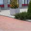 Тротуарна плитка Золотий Мандарин Цегла стандартна 200х100х80 мм червоний на білому цементі Київ
