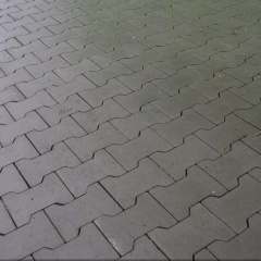 Тротуарная плитка Золотой Мандарин Двойное Т 200х170х70 мм серый Житомир