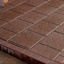 Тротуарна плитка Золотий Мандарин Плита 300х300х40 мм коричневий на білому цементі Київ