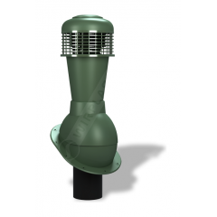 Вентиляционный выход Wirplast Normal К43 110x500 мм зеленый RAL 6020 Днепр