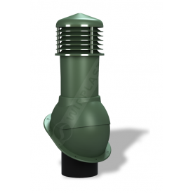 Вентиляционный выход Wirplast Normal К52 150x550 мм зеленый RAL 6020
