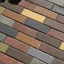 Тротуарна плитка Золотий Мандарин Цегла вузька 210х70х60 мм червоний на білому цементі Київ