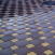 Тротуарна плитка Золотий Мандарин Квадрат великий 200х200х60 мм на сірому цементі коричневий