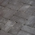 Тротуарная плитка Золотой Мандарин Кирпич Антик 200х100х60 мм на сером цементе коричневый