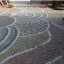 Тротуарна плитка Золотий Мандарин Креатив 60 мм на сірому цементі червоний Івано-Франківськ