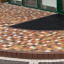 Тротуарна плитка Золотий Мандарин Креатив 60 мм на білому цементі білий Чернівці