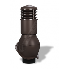 Вентиляционный выход Wirplast Perfekta К55 150x500 мм коричневый RAL 8019