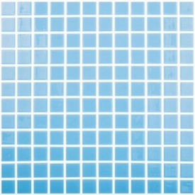 Мозаика стеклянная Vidrepur CLEAR SKY BLUE 107 300х300 мм