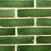 Плитка ручной формовки St.Joris в глазури рифленая 210x50x25 мм ярко-зеленый