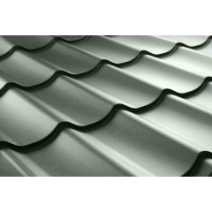 Металочерепиця Тайл Класік матполіестер 1200x350x23 мм RAL 6020 Бучач