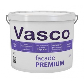 Силікон-модифікована фасадна фарба Vasco Facade PREMIUM С 9 л