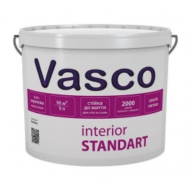 Акриловая краска Vasco Interior STANDART 2,7 л 