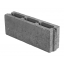 Блок бетонный пустотный ЮНИГРАН М-100 паз-гербень 500х115х200 мм серый стандарт Запорожье