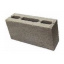 Блок бетонный пустотный ЮНИГРАН Н-образный М-100 400х90х200 мм серый стандарт Запорожье
